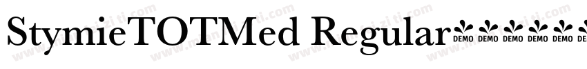 StymieTOTMed Regular字体转换